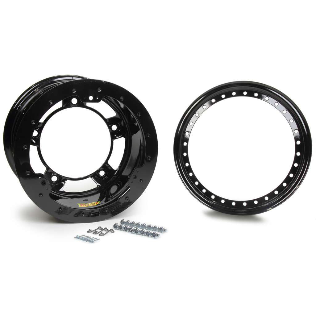 [ARW53-100540B] Aero Race Wheels - 15X10 4in Wide 5 Black Beadlock
