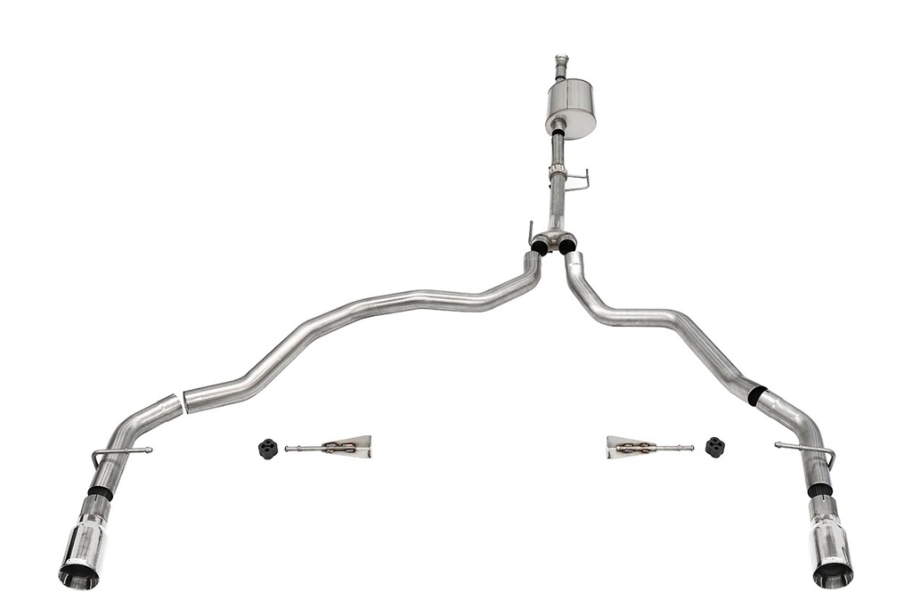 [COR21167] Corsa Performance - 21- Ford F150 3.5L Cat Back Exhaust System