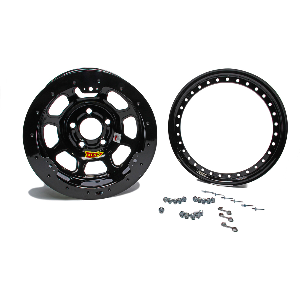 [ARW53-184540B] Aero Race Wheels - 15x8 4In 4.5 Black