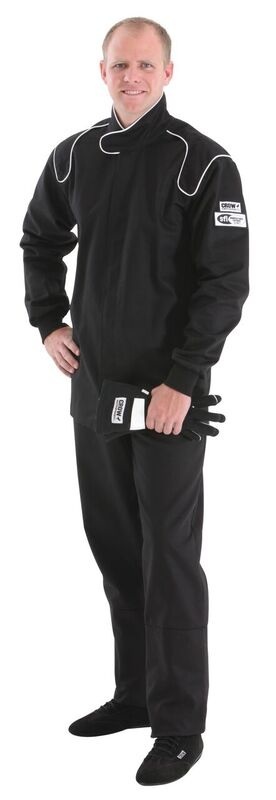 [CRW23024] Crow Safety Gear - Proban Suit Large Black Sfi-3.2A/1 Style Legacy