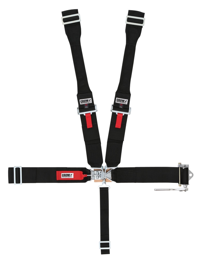 [CRW40064] Crow Safety Gear - 5-Pt Harness System LL Hans Ratchet SFI16-1
