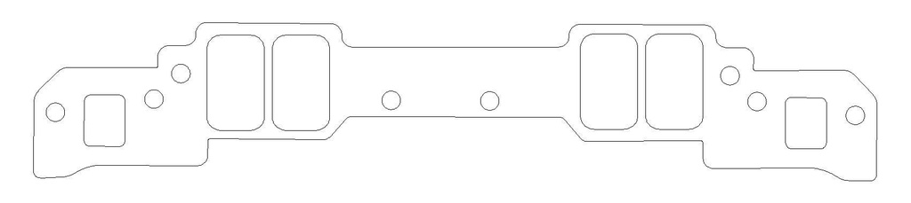 [CAGC5541-060] Cometic Gaskets - Intake Gasket Set SBC W/18 Degree Heads