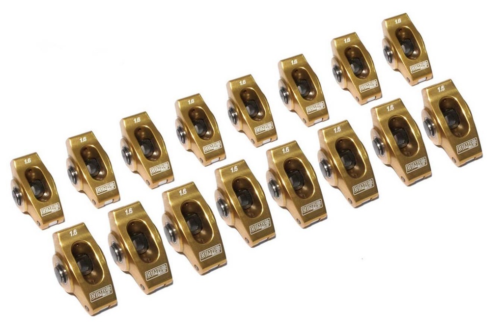 [COM19002-16] Comp Cams - SBC Ultra Gold R/A's - 1.6 Ratio 3/8 Stud