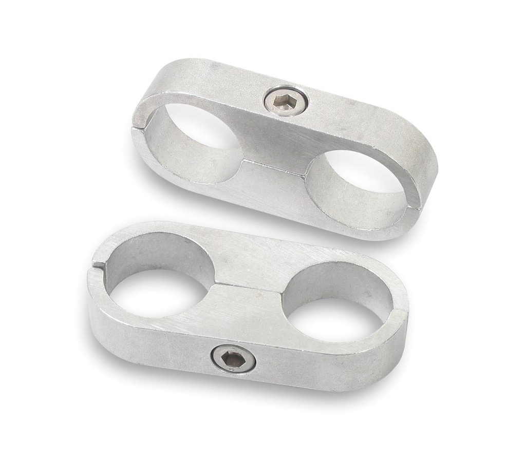 [EAR167209ERL] Earls - 9/16In. Polished Alum. Hose/Tube Separators-2Pk