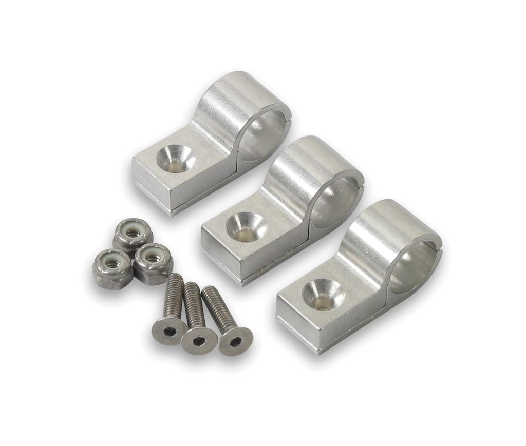 [EAR170205ERL] Earls - 5/16in Polished Alum Line Clamps (6pk)