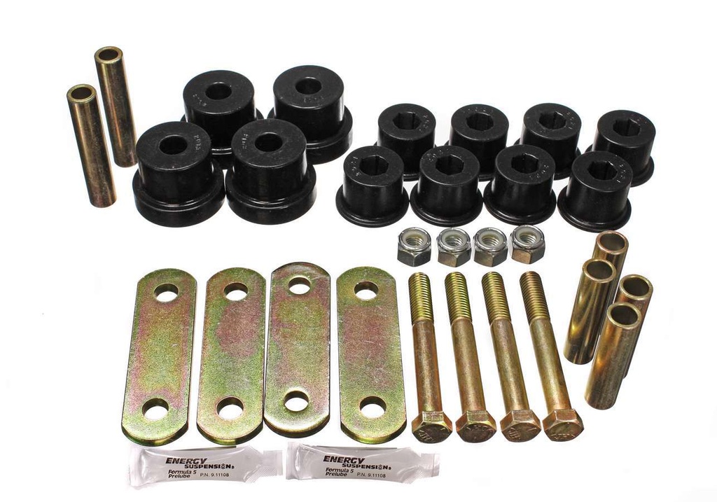 [ENE3-2134G] Energy Suspension - 67-81 Camaro Shackle Set Black