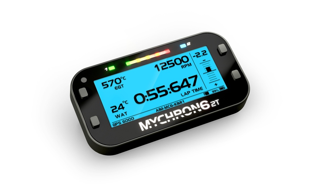 [AIMXM62TEGTRM1011] AIM Sports - MyChron 6 w/EGT & Water Temp M10 Sensor