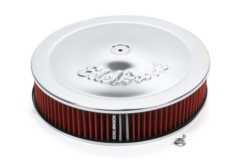 [EDE1206] Edelbrock - Pro-Flow Air Cleaner Kit 14in X 3in Chrome