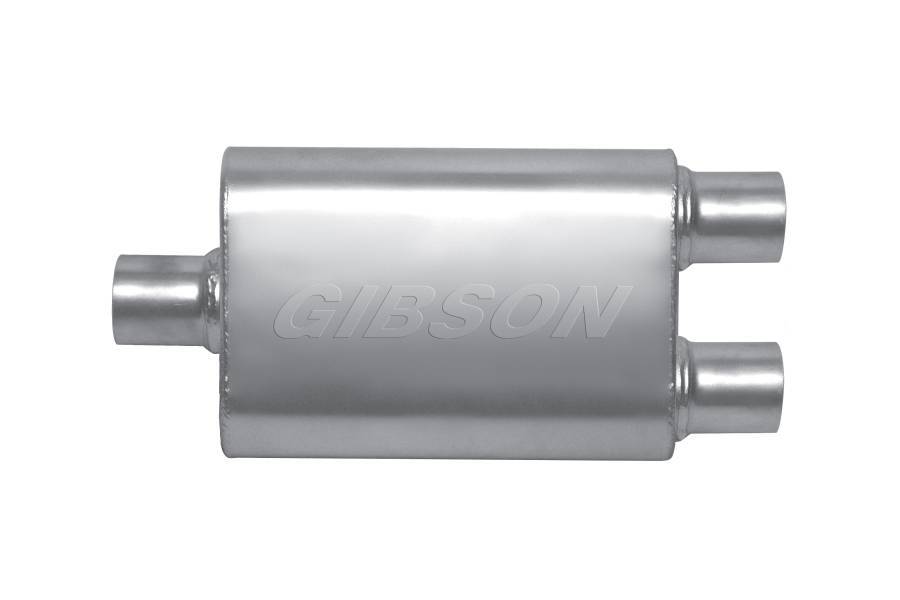 [GIBBM0109] Gibson Exhaust - Mwa 3.0In Center/2.5In Dual Oval Muffler
