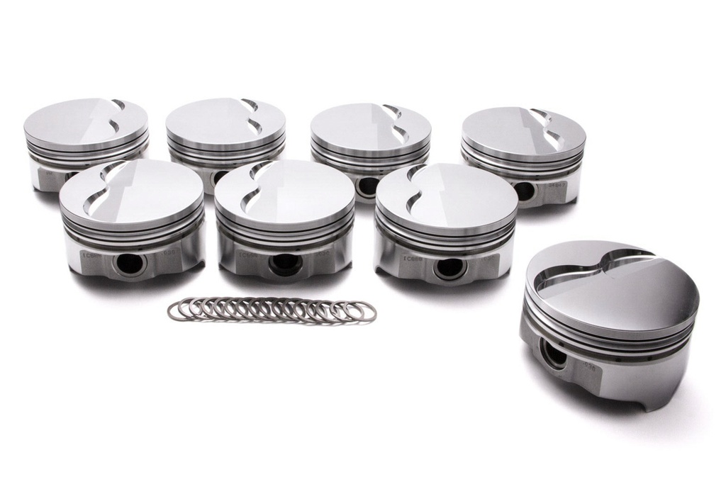 [ICNIC941.030] Icon Pistons - Pontiac V8 FT Piston Set 4.155 Bore -.430cc