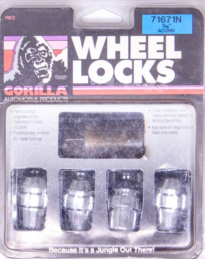 [GOR71671N] Gorilla - Wheel Lock 7/16 Acorn (4)