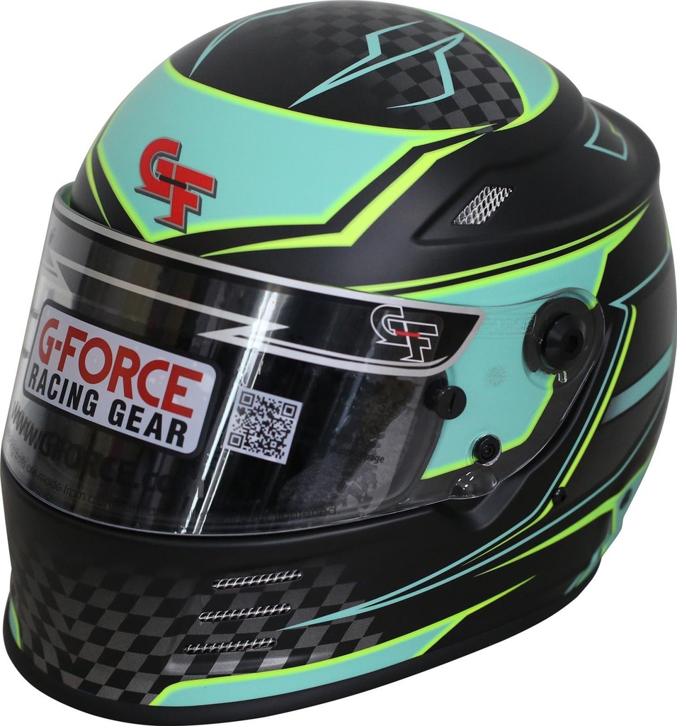 [GFR13005LRGTL] G-Force - Helmet Revo Graphics Lrg Teal Sa2020