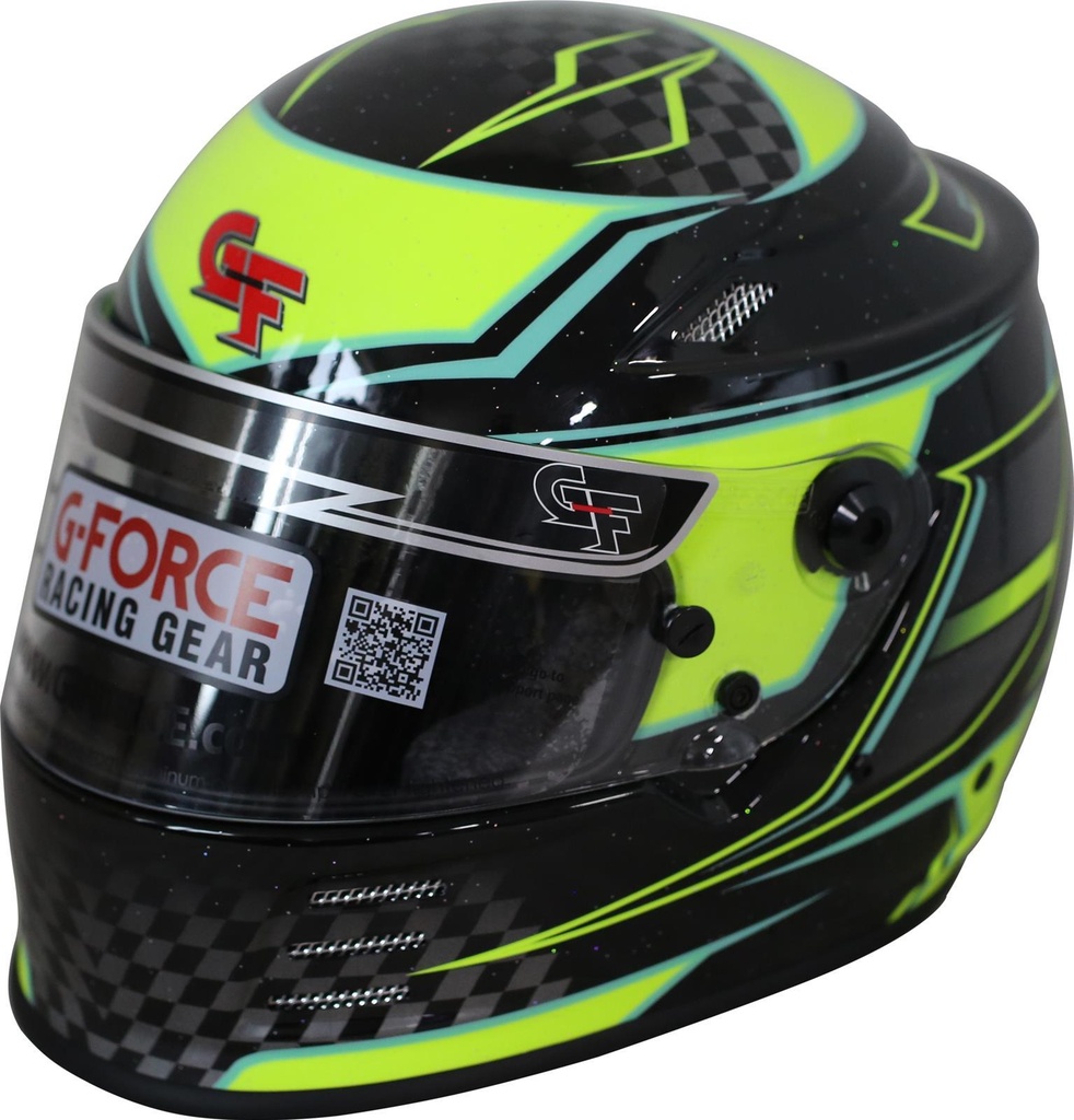 [GFR13005XXLYL] G-Force - Helmet Revo Graphics Xxl Yellow Sa2020
