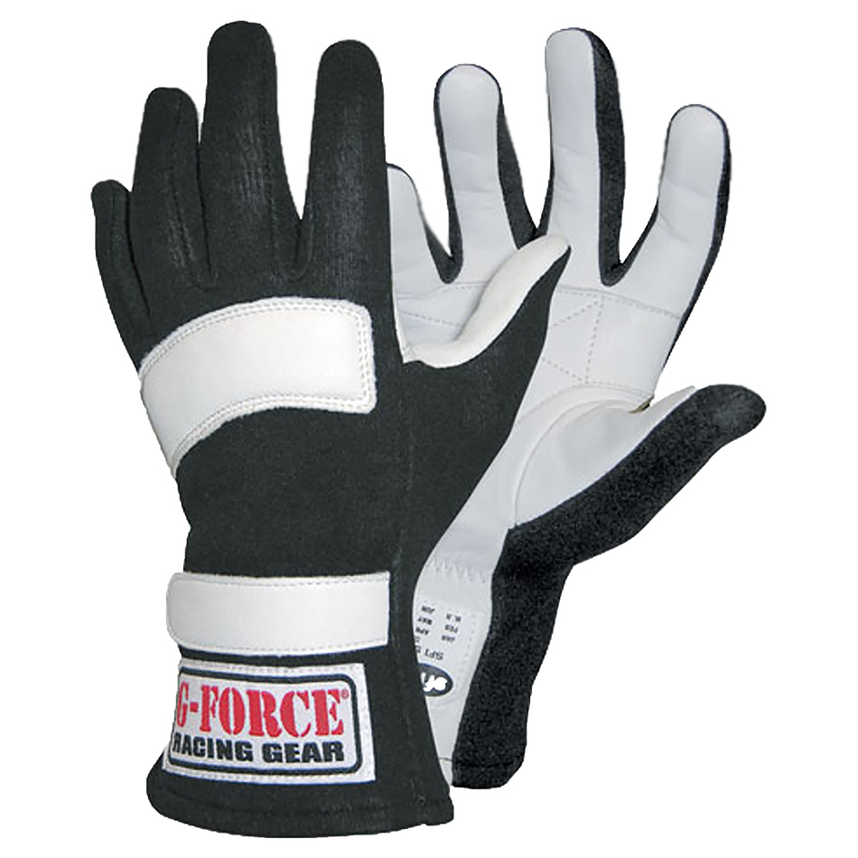 [GFR4101MEDBK] G-Force - G5 Racing Gloves Medium Black