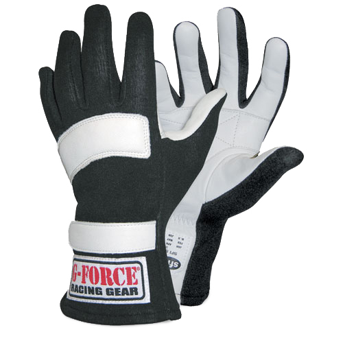 [GFR4101XSMBK] G-Force - Gf5 Racing Gloves X- Small Black
