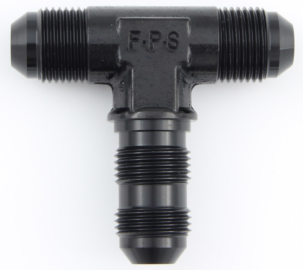 [FRG483404-BL] Fragola - #4 Bulkhead Tee Fitting Black