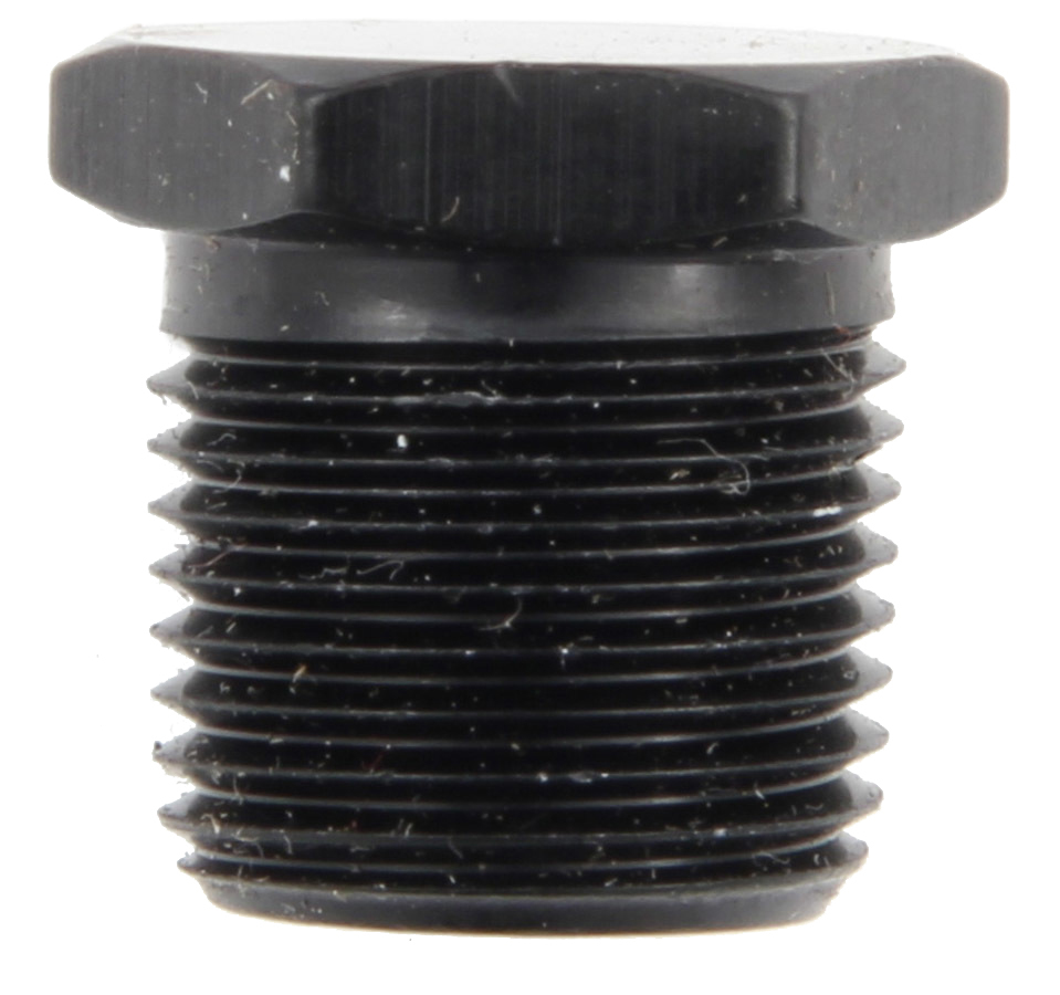 Fragola - 3/8 MPT Hex Pipe Plug Black