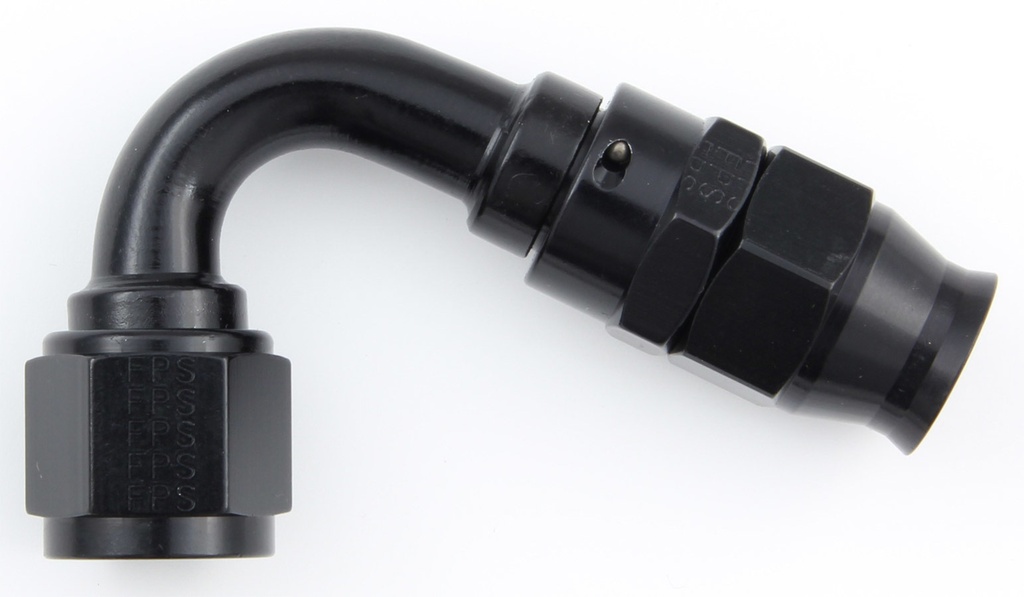 [FRG681210-BL] Fragola - Hose Fitting #10 120 Deg Ptfe Black