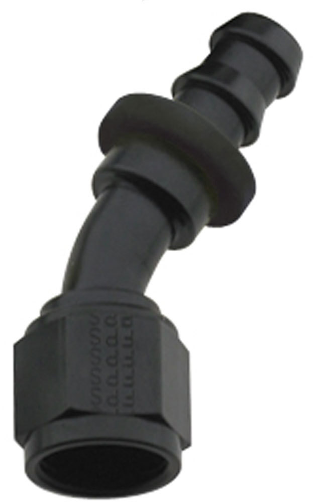 [FRG203012-BL] Fragola - Hose Fitting #12 30 Deg Push Lock Black