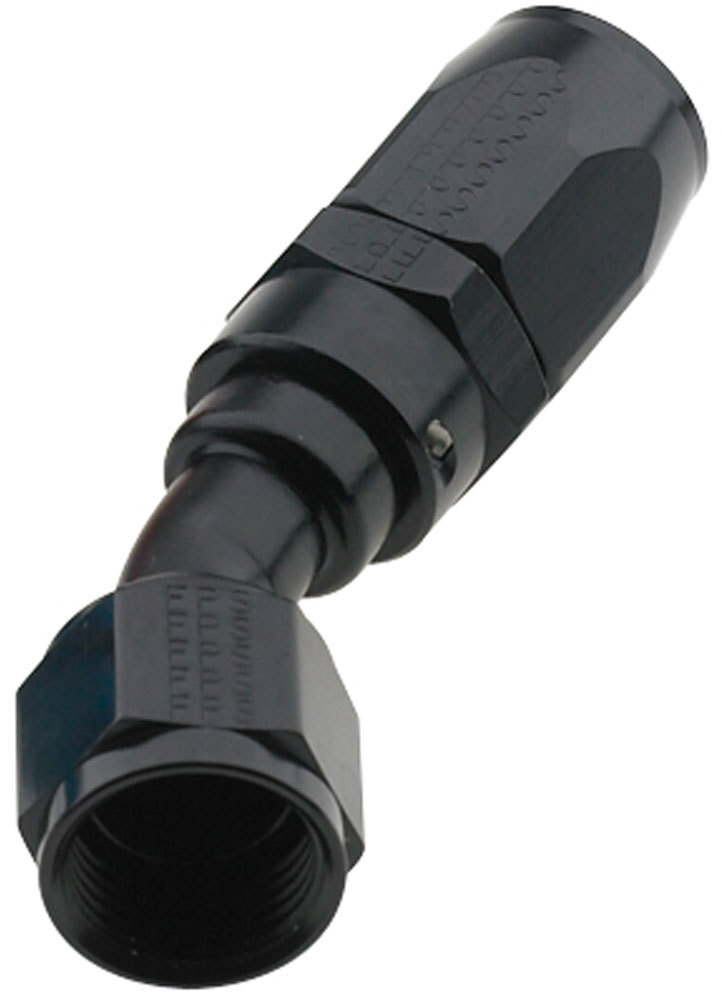 [FRG223004-BL] Fragola - Hose Fitting #4 30 Deg Pro-Flow Black