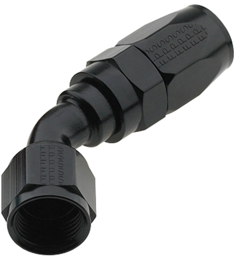 [FRG224510-BL] Fragola - Hose Fitting #10 45 Deg Pro-Flow Black