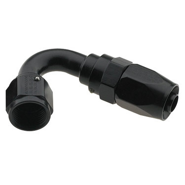 [FRG231213-BL] Fragola - Hose Fitting #12 120 Deg To #16 Hose Black