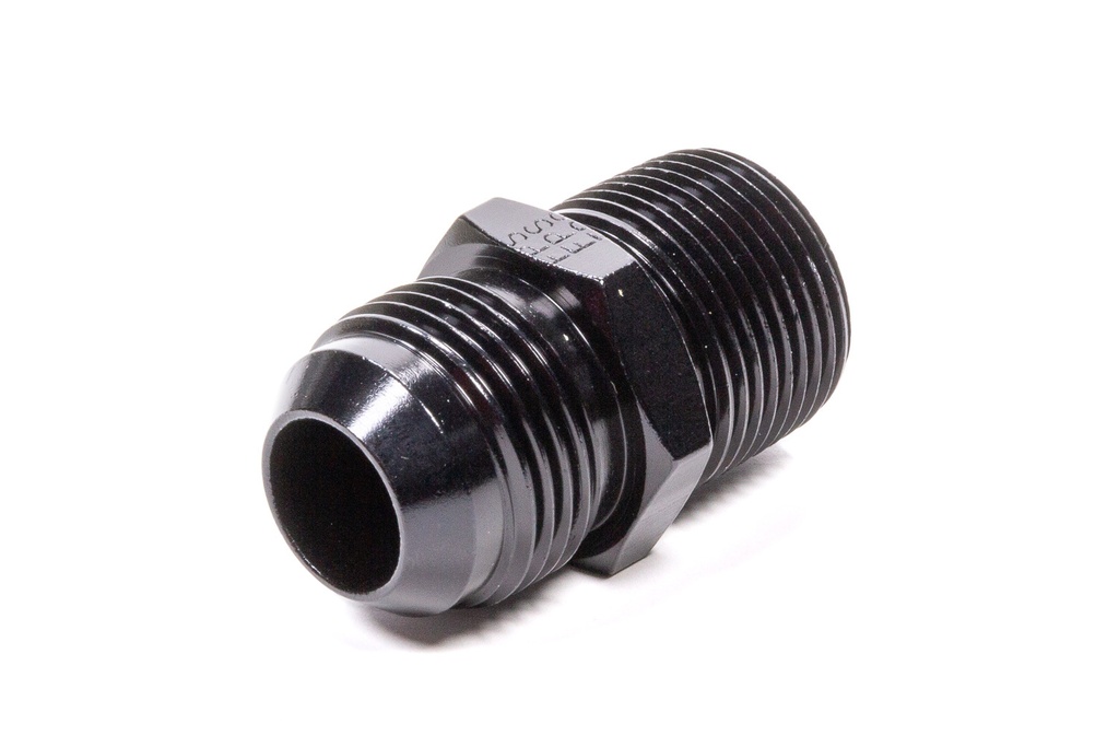 [FRG481610-BL] Fragola - Straight Adapter Fitting #10 X 1/2 MPT Black