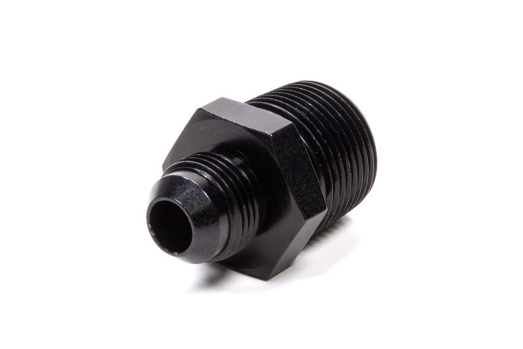 [FRG481620-BL] Fragola - Straight Adapter Fitting #20 X 1 1/4 Mpt Black