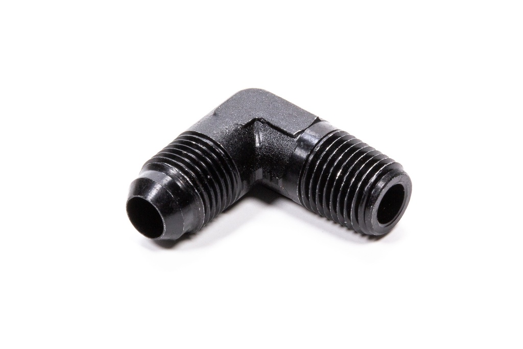 [FRG482206-BL] Fragola - 90 Deg Adapter Fitting #6 X 1/4 Mpt Black