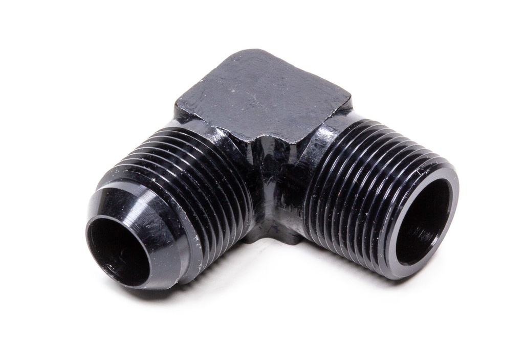 [FRG482210-BL] Fragola - 90 Deg Adapter Fitting #10 X 1/2 Mpt Black