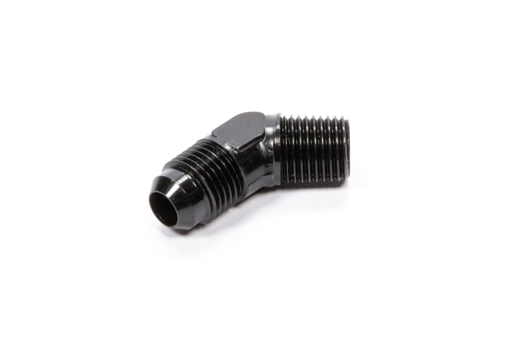 [FRG482304-BL] Fragola - 45 Deg Adapter Fitting #4 X 1/8 Mpt Black