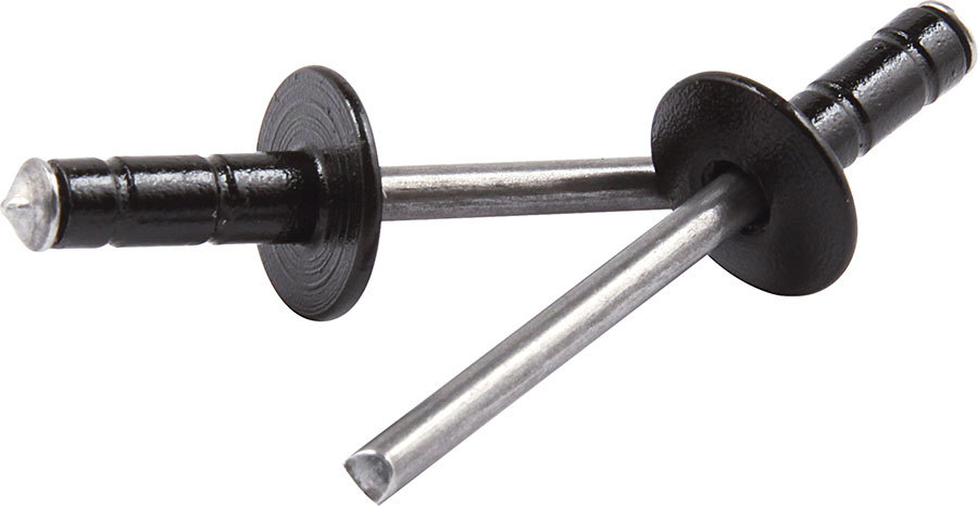 [ALL18075] Allstar Performance - Med Hd Rivet Black 250pk Multi Grip Alum Mandrel