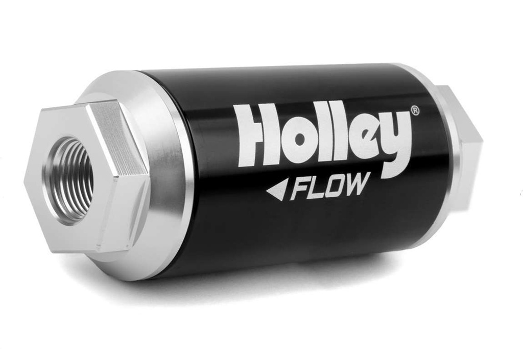 [HLY162-554] Holley - Billet Hp Fuel Filter - -8an 10-Micron 175gph