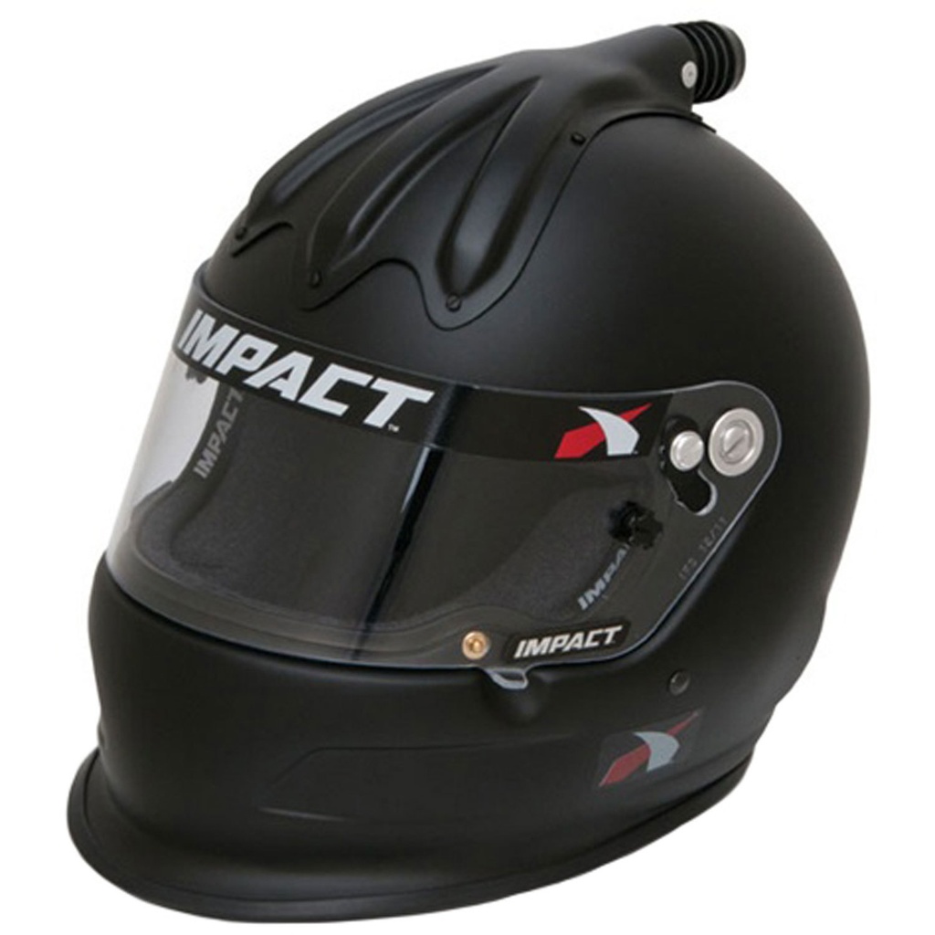 [IMP17020412] Impact Racing - Helmet Super Charger Medium Flat Black Sa2020
