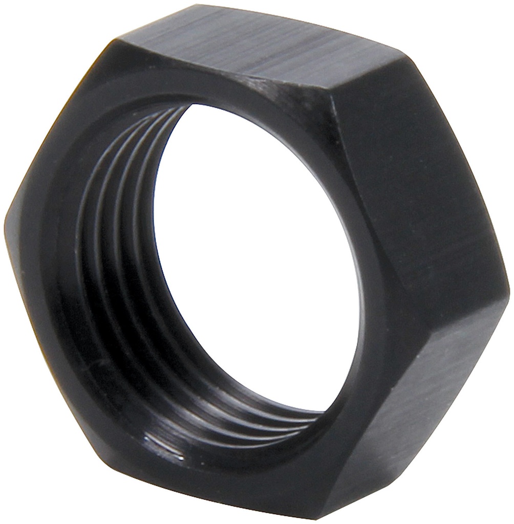 Allstar Performance - 5/8-18 RH Alum Jam Nuts Thin OD Black 4pk