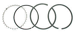 [JEPJ10008-4135-5] JE Pistons - Piston Ring Set 4.135 Moly 1/16 1/16 3/16
