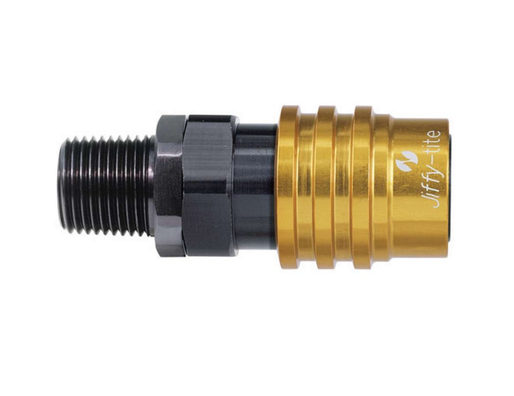 [JFT51808] Jiffy-Tite - 1/2 Npt Male Socket Fitting Q/R Valved