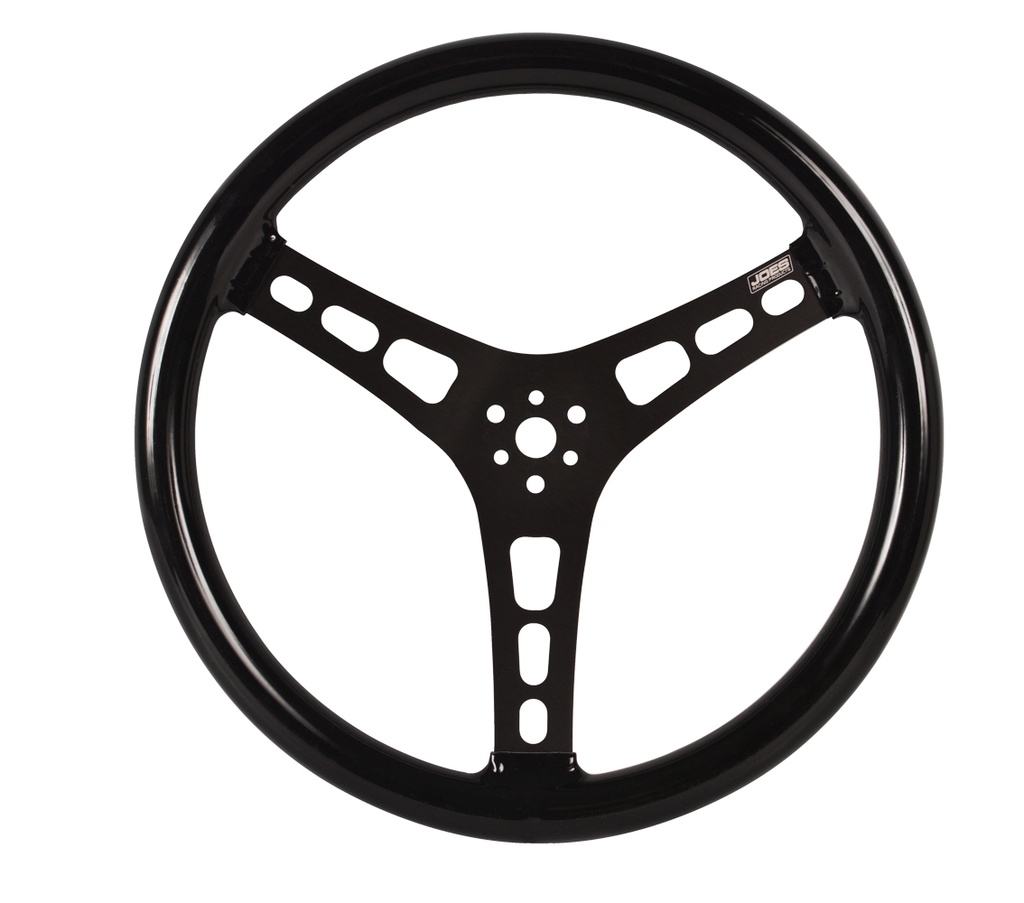 [JOE13513-CB] Joes Racing Products - Steering Wheel 13In Alum Dished Rubber Coated