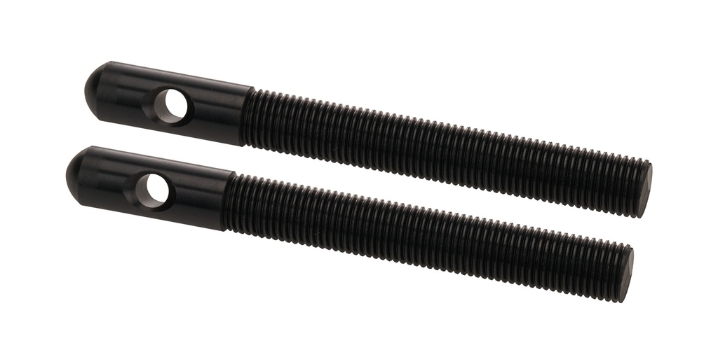 [ALL18491] Allstar Performance - Repl Aluminum Pins 3/8in Black 2pk