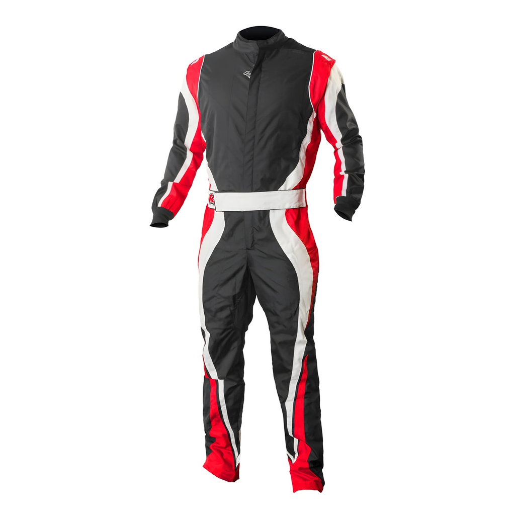 [K1R10-SP1-R-4XS] K1 Racegear - Suit Karting Youth 4X-Small Red/Black
