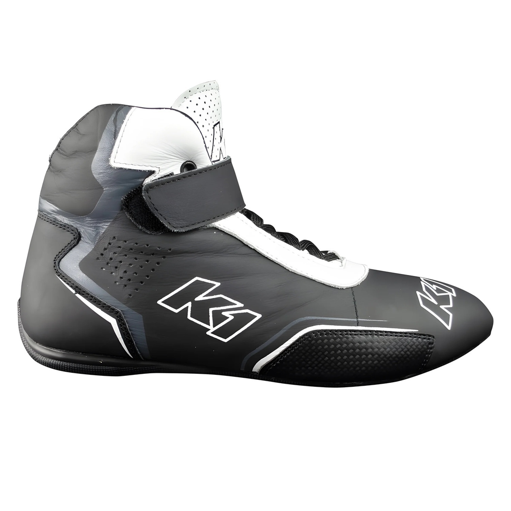 [K1R14-PL2-NG-8] K1 Racegear - Shoes Karting Adult Pilot 2 Black Size 8