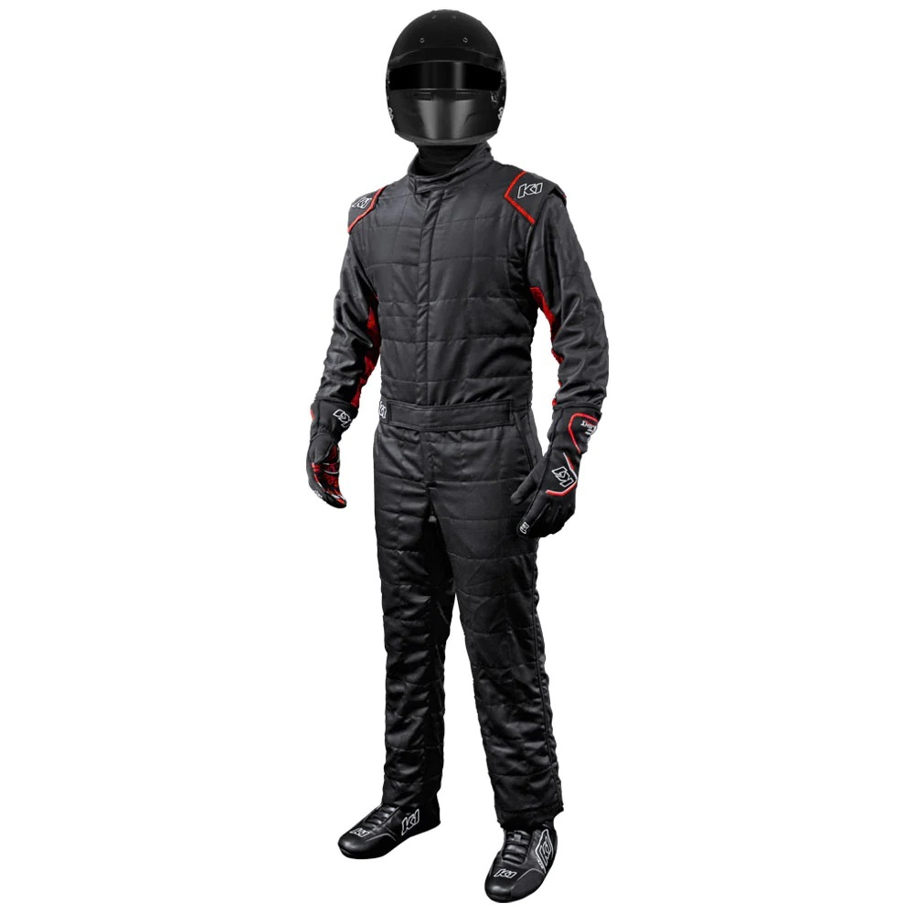 [K1R20-OTL-NR-3XL] K1 Racegear - Suit Outlaw 3X-Large Black / Red SFI 3.2A/5