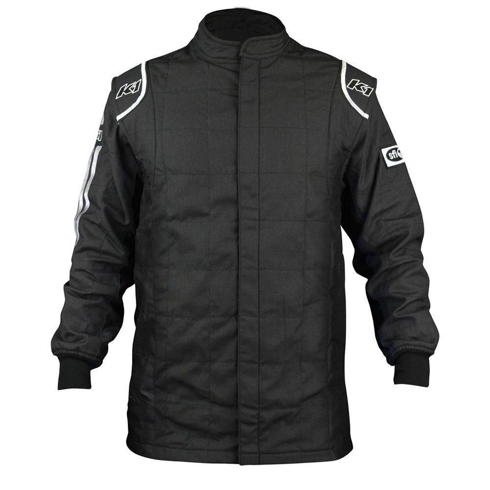 [K1R21-SPT-NW-M] K1 Racegear - Jacket Sportsman Black / White Medium