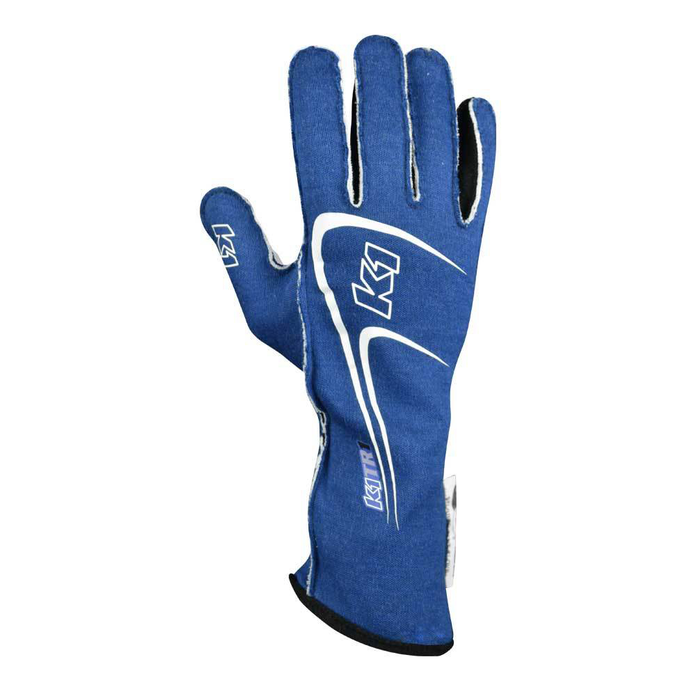 [K1R23-TR1-B-2XS] K1 Racegear - Glove Track 1 Blue XX-Small Youth