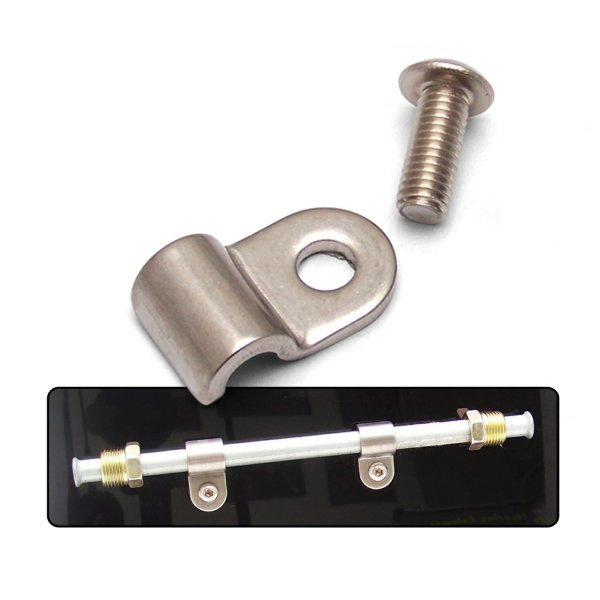 [KICKICLC3500] Keep It Clean - 1/2in Stainless Steel Single Line Clamps 12Pk