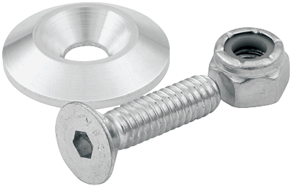 [ALL18634-50] Allstar Performance - Countersunk Bolts 1/4in w/1.25in Washer 50pk