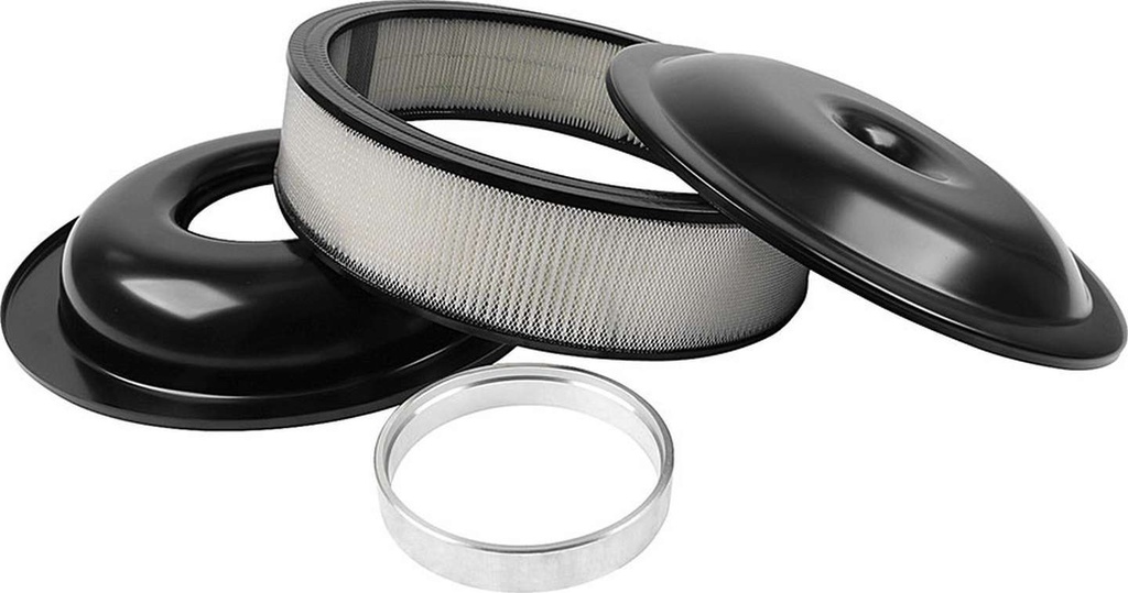 [ALL25913] Allstar Performance - LW 14in A/C Kit Black 3-1/2in Paper Element