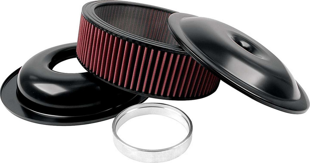 [ALL25921] Allstar Performance - Lw 14in A/C Kit Black 3in Washable Element