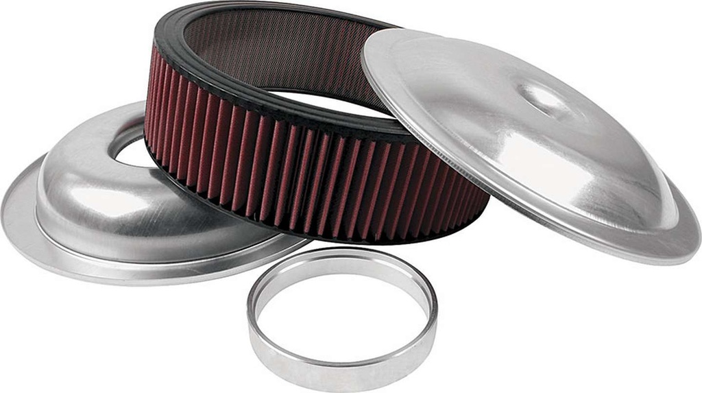 [ALL25924] Allstar Performance - LW 14in A/C Kit Plain 5in Washable Element