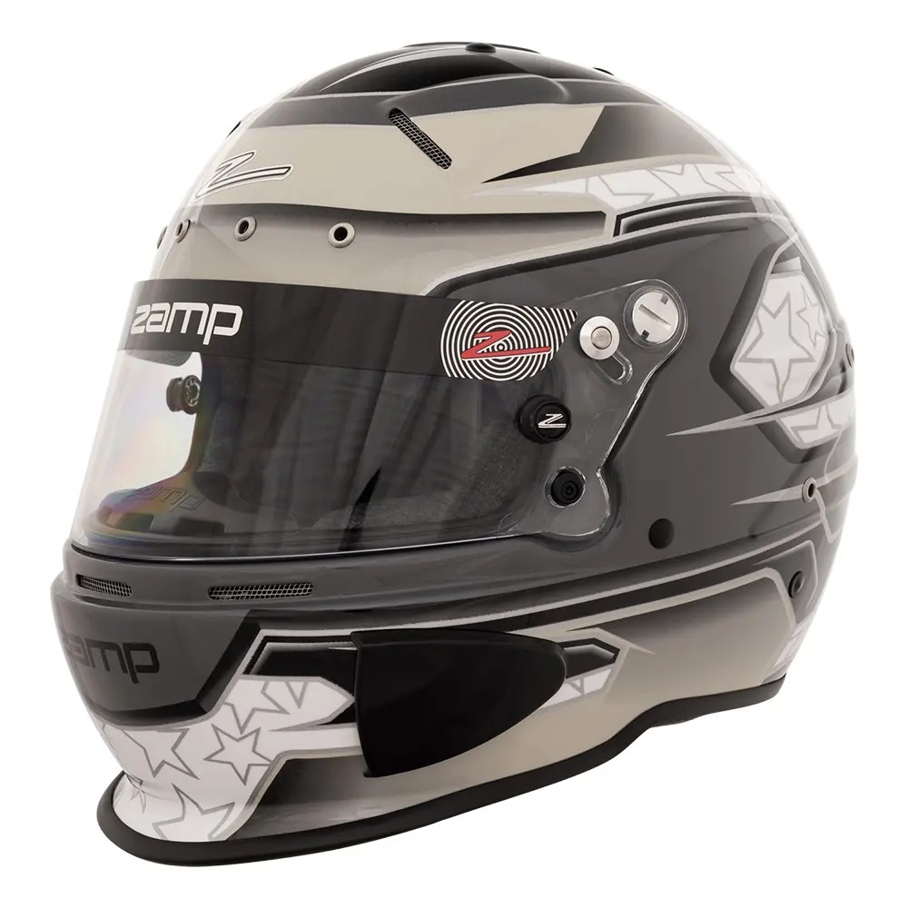 Zamp Racing - Helmet RZ-70E Switch Medium Gray / Light Gray